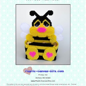 Bee Treat Holder-Plastic Canvas Pattern-PDF Download