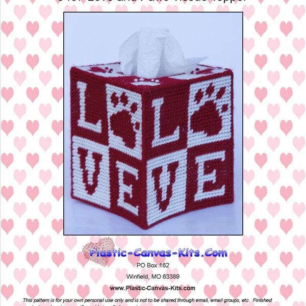Plastic Canvas Dog Tissue Box Patterns - Etsy