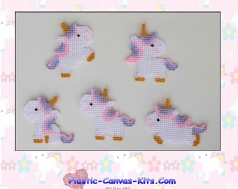 Unicorn Magnets-Plastic Canvas Pattern-PDF Download