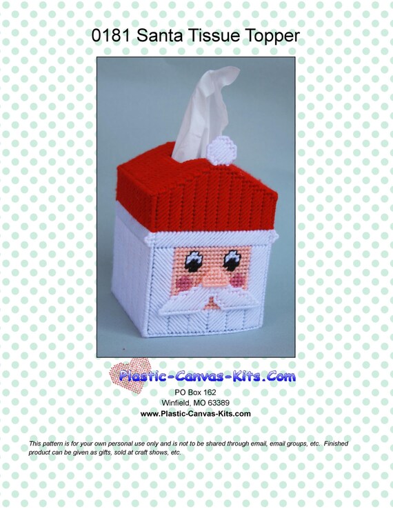Barn Tissue Topper-Pig Cow-Plastic Canvas Pattern or Kit