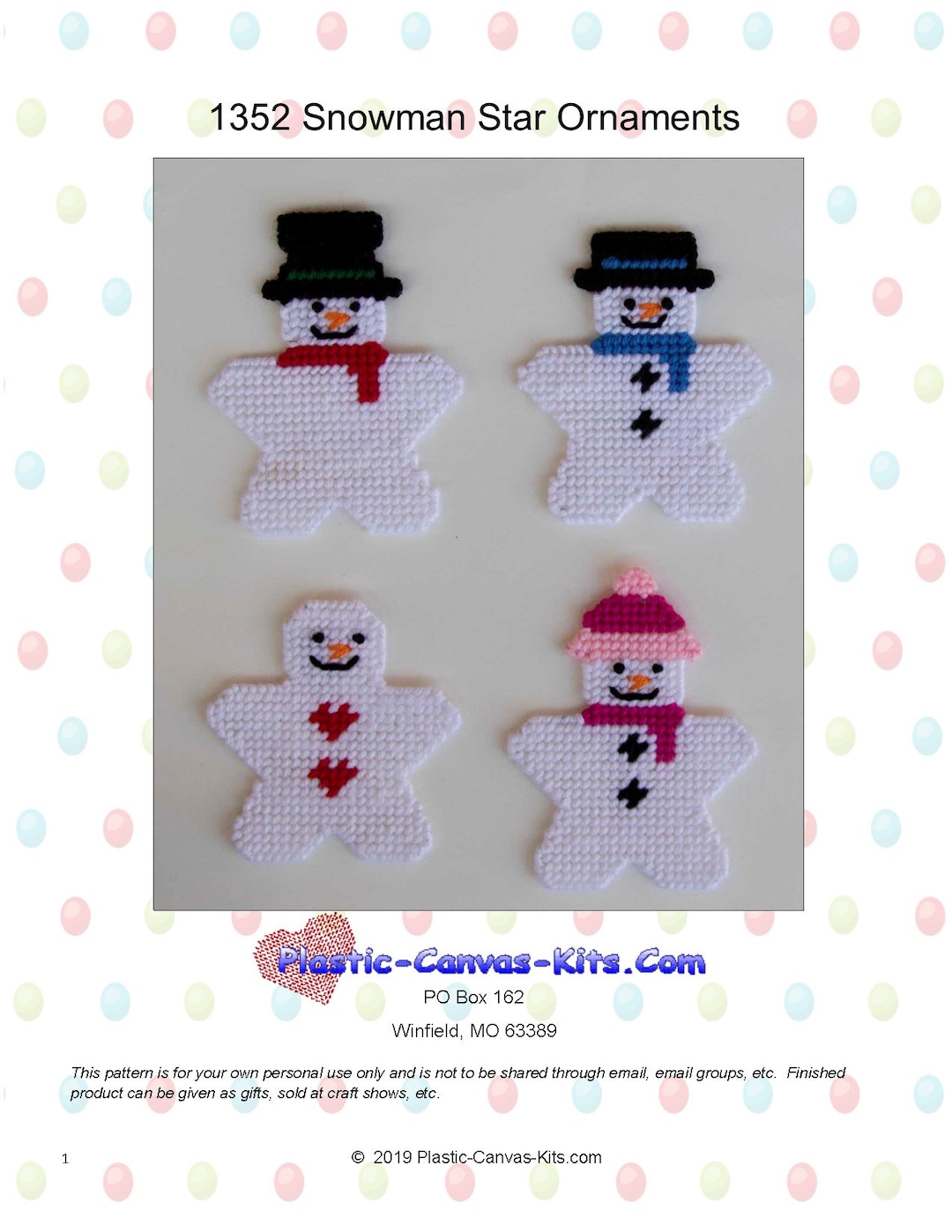 Snowman Star Christmas Ornaments-plastic Canvas Pattern-pdf Download - Etsy snowman-star-christmas-ornaments-plastic-canvas-pattern-pdf-download-etsy