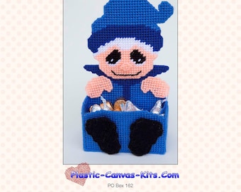 Wizard Treat Holder-Plastic Canvas Pattern-PDF Download