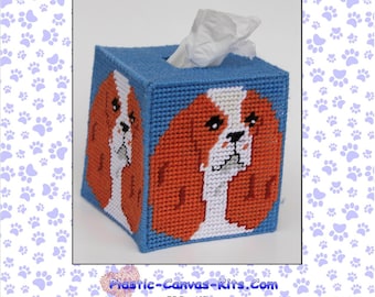 Plastic Canvas-Pomeranian Tissue Topper