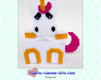 Unicorn Treat Holder-Plastic Canvas Pattern-PDF Download