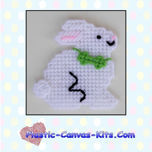 Sitting Easter Bunny Magnet-Plastic Canvas Pattern-PDF Download