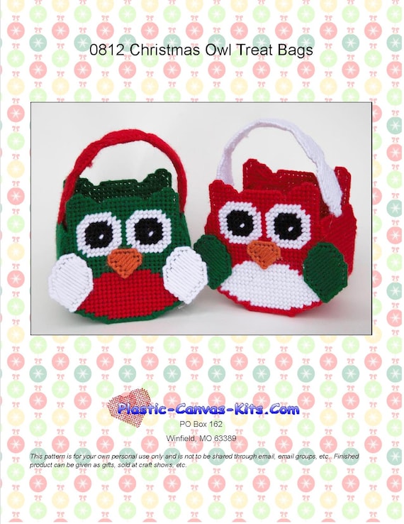 Cute Owl Welcome Sign Plastic Canvas Pattern or Kit