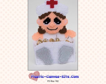 Nurse Treat Holder-Plastic Canvas Pattern-PDF Download