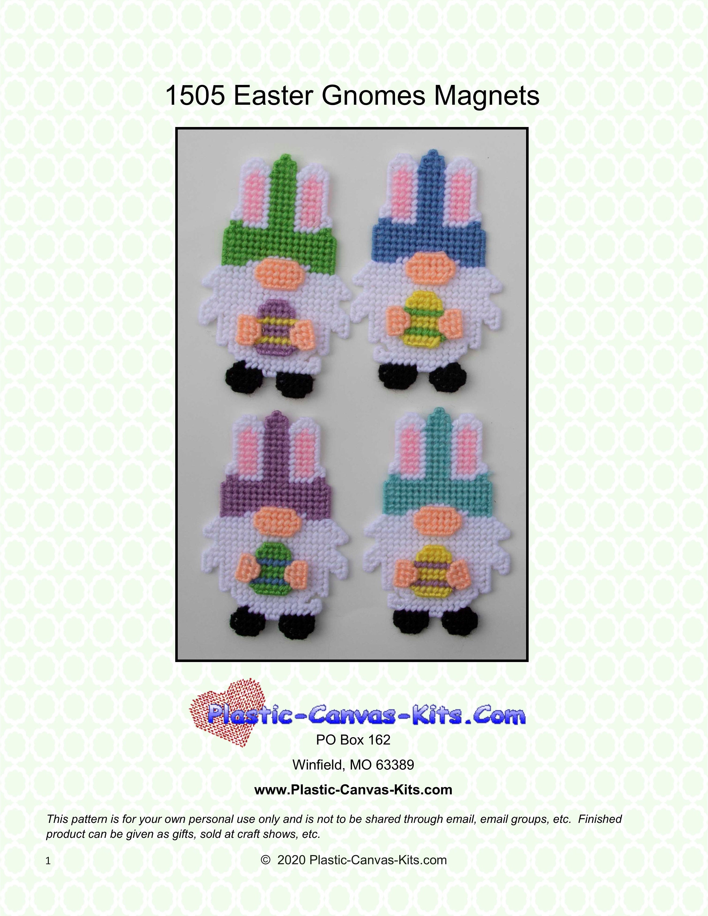 Easter Gnome Canvas Patternpdf Download Etsy
