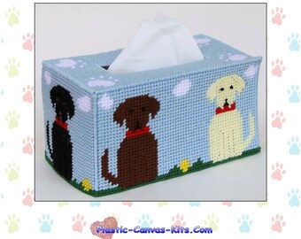Labrador Retriever Long Tissue Topper-Plastic Canvas Pattern-PDF Download