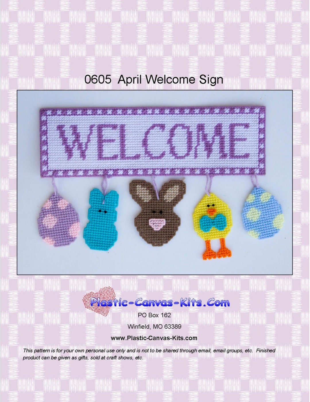 April/easter Welcome Sign-bunny Eggs Chic-plastic Canvas - Etsy