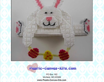 Easter Bunny Shelf Sitter-Plastic Canvas Pattern-PDF Download