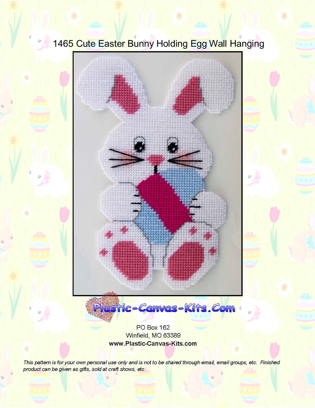 Cute Bunny Holding Easter Egg Wall Hanging-plastic Canvas Pattern-pdf Download - Etsy cute-bunny-holding-easter-egg-wall-hanging-plastic-canvas-pattern-pdf-download-etsy