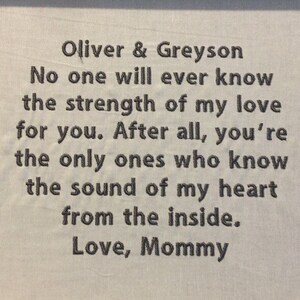 Add on a Personalized Block to Your Quilt With a Special Embroidered ...