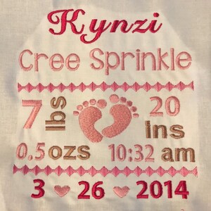 Add on a Personalized Block to Your Quilt With a Special Embroidered ...
