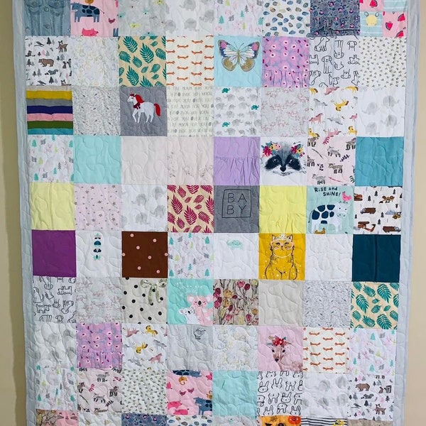Baby Clothes Quilt - Etsy