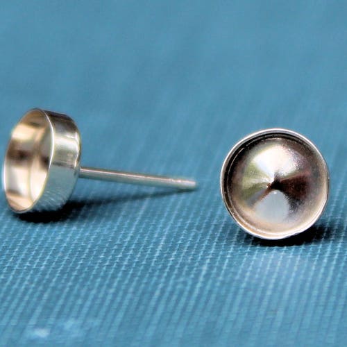 5mm Stud Earring Blanks Blank Stud Settings Wholesale Etsy
