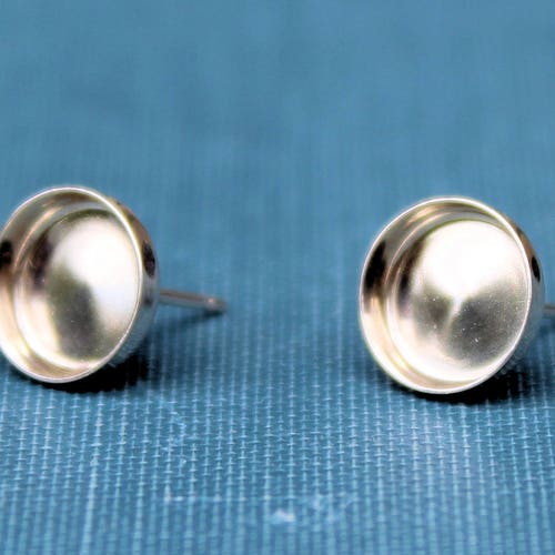 6mm Stud Earring Blanks Blank Stud Settings Wholesale Etsy