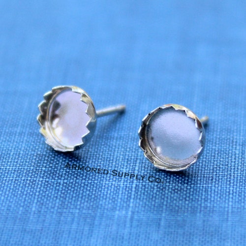 3mm Stud Earring Blanks Blank Stud Settings Wholesale Etsy