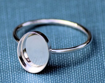 10x8mm Oval Bezel Cup Ring blank, Oval Cabochon, Cab Resin, Breast Milk, DIY jewelry supplies, build your ring, wholesale jewelry, diy ring