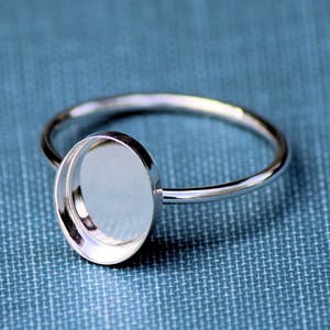 10x8mm Oval Bezel Cup Ring blank, Oval Cabochon, Cab Resin, Breast Milk, DIY jewelry supplies, build your ring, wholesale jewelry, diy ring