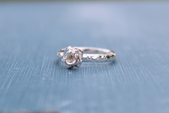 sterling silver bezel ring blank
