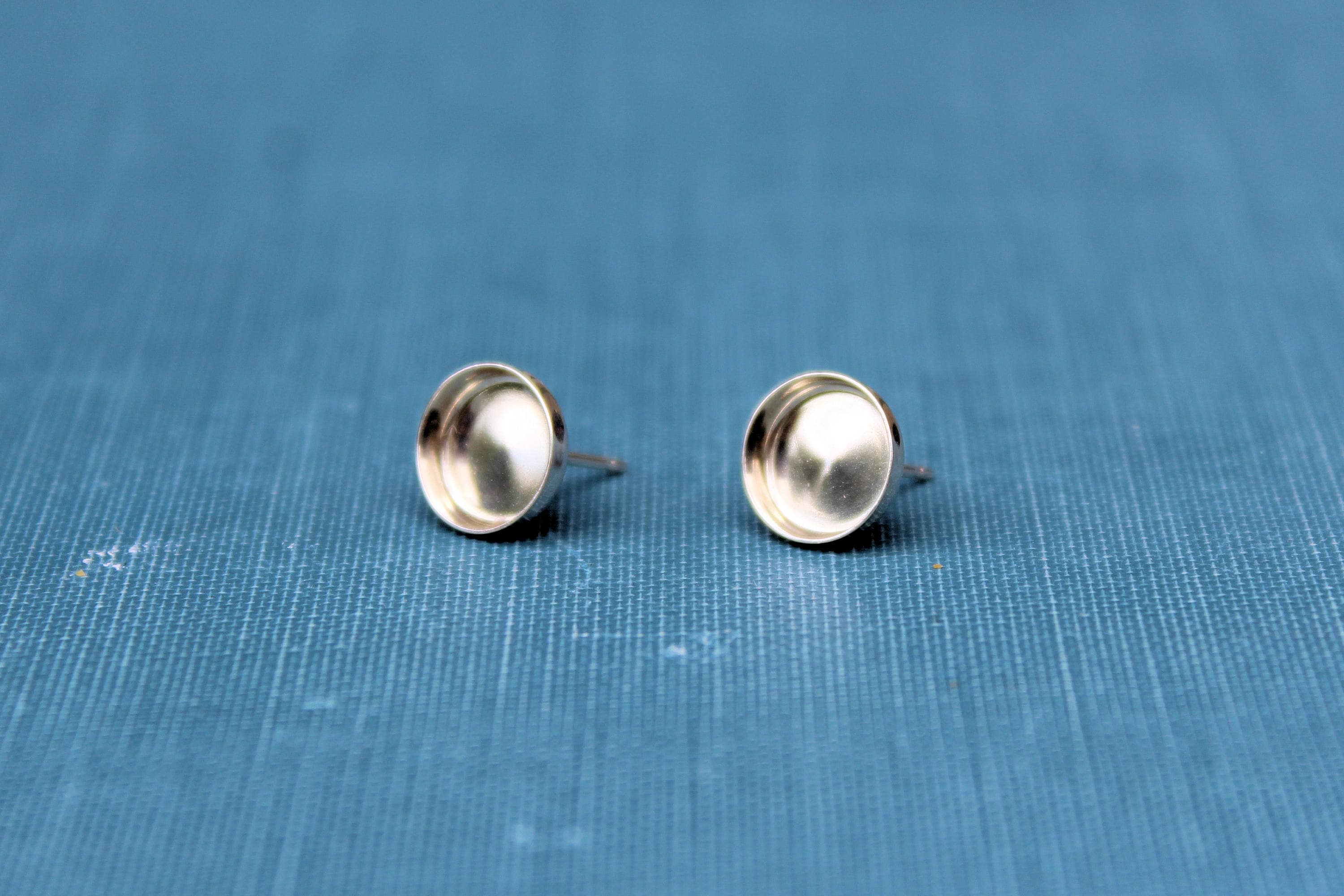 6mm Stud Earring Blanks Blank Stud Settings Wholesale Etsy