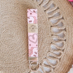 Llavero de corazones de vaquero / Pulsera de San Valentín / Llaveros de Galentine