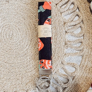 Sriracha Key Fob | Hot Sauce Wristlet | Chili Sauce Keychain