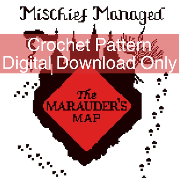 Crochet Marauder's Map Pattern