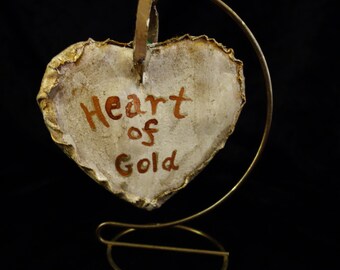 Heart shaped Handmade ornament