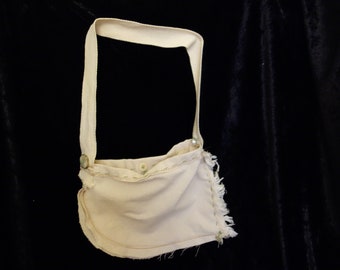 Natural cotton purse