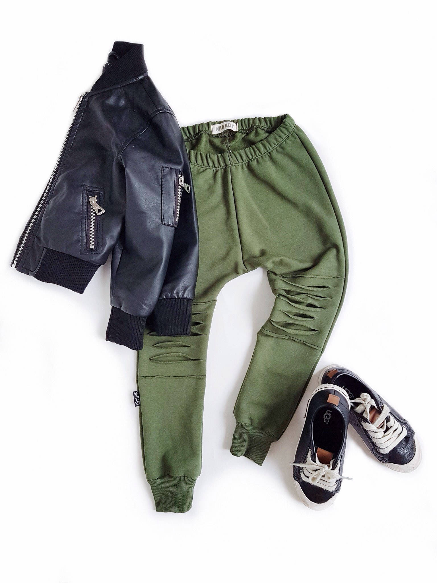 distressed baby leggings