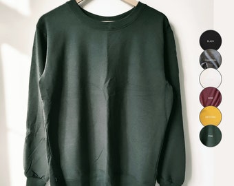 Classic Crew Neck Fleece Sweatshirt