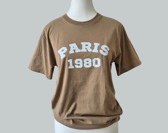 Paris 1980 100% cotton relaxed fit t-shirt