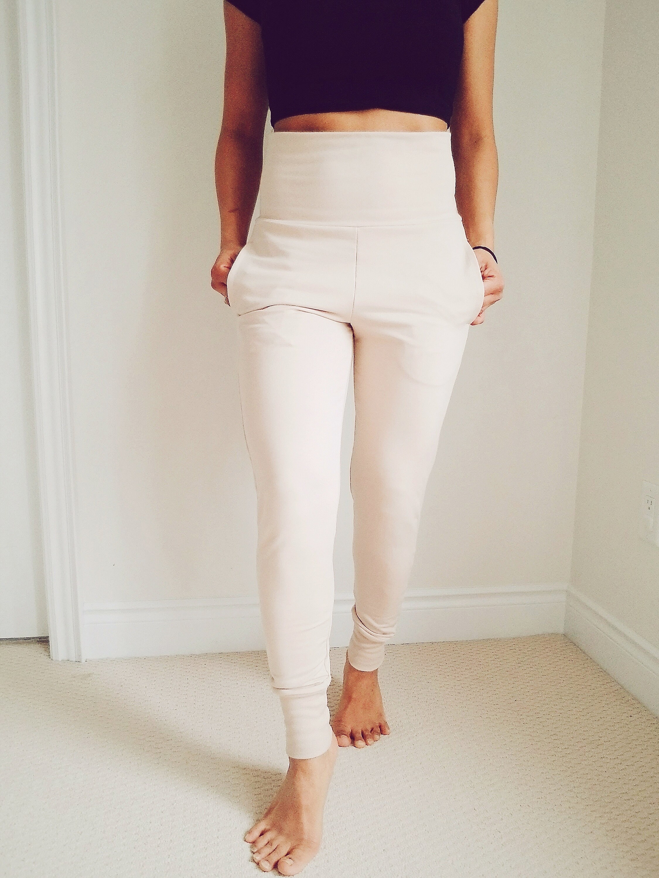 MIBABY High Waist Slim Fit Joggers Soft 