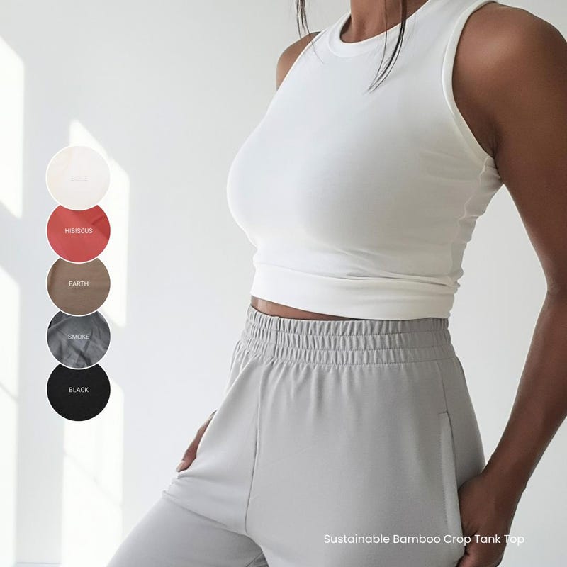 Black High Neck Crop Top - Etsy