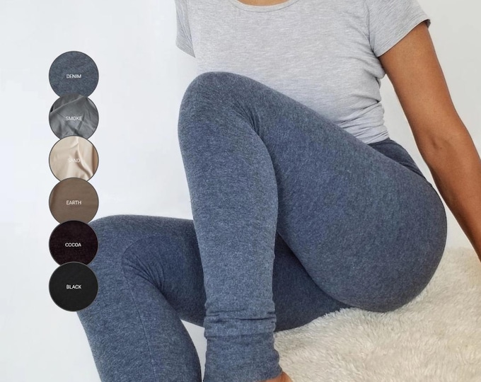 Featured listing image: Best-Selling High Waist Leggings | Bamboo French Terry