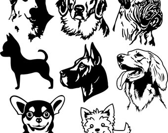 Doberman stencil | Etsy