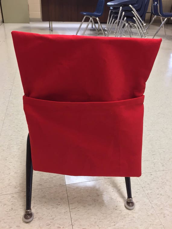 Sewing Pattern DIY Chair Pockets for Classroom or Homeschool Desk