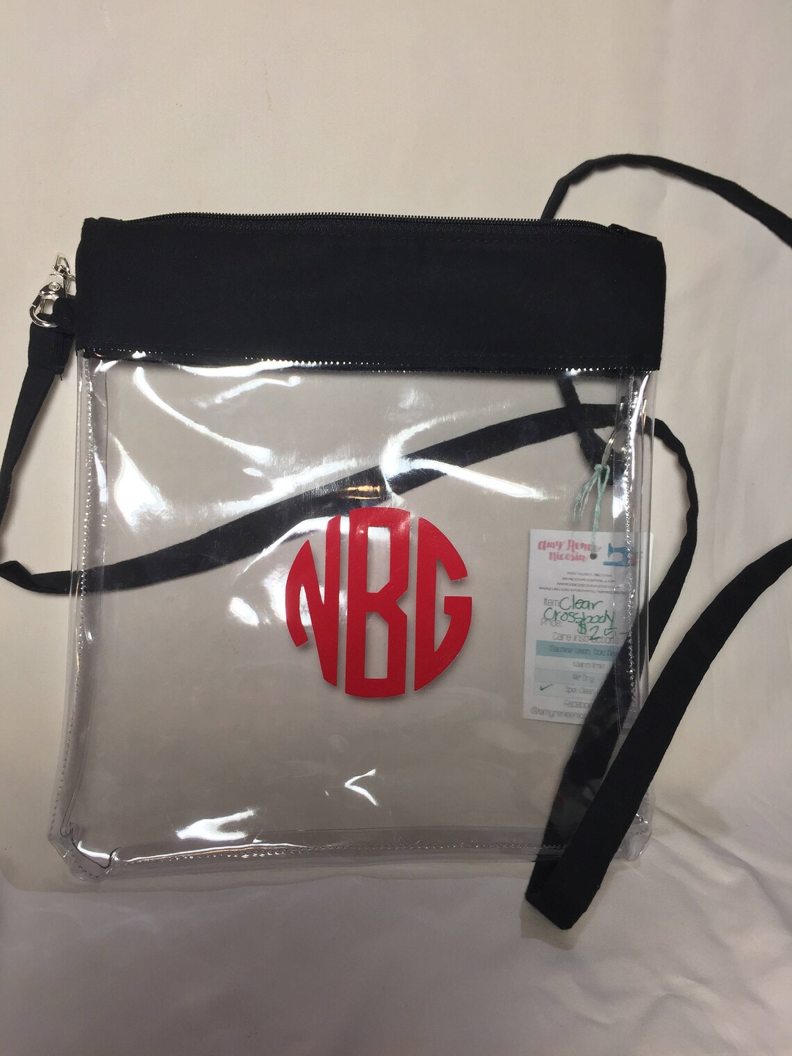 Crossbody Bag Clear Purse Stadium Bag Purple Clear Handbag Etsy