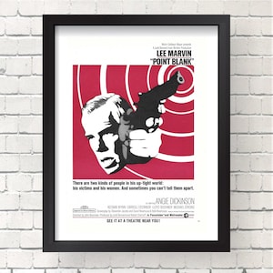 1967 Point leere Film Vintage Print Ad - Lee Marvin - Angie Dickinson