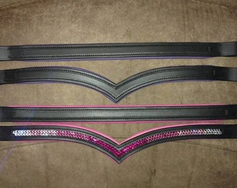 Color Padded Swarovski Browbands