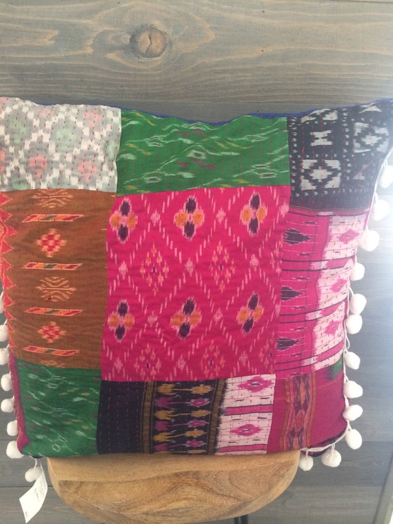 Items similar to Sale Vintage Indian Silk Pillow Cover on Etsy