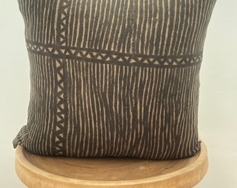 Authentic African Mudcloth Rare Brown