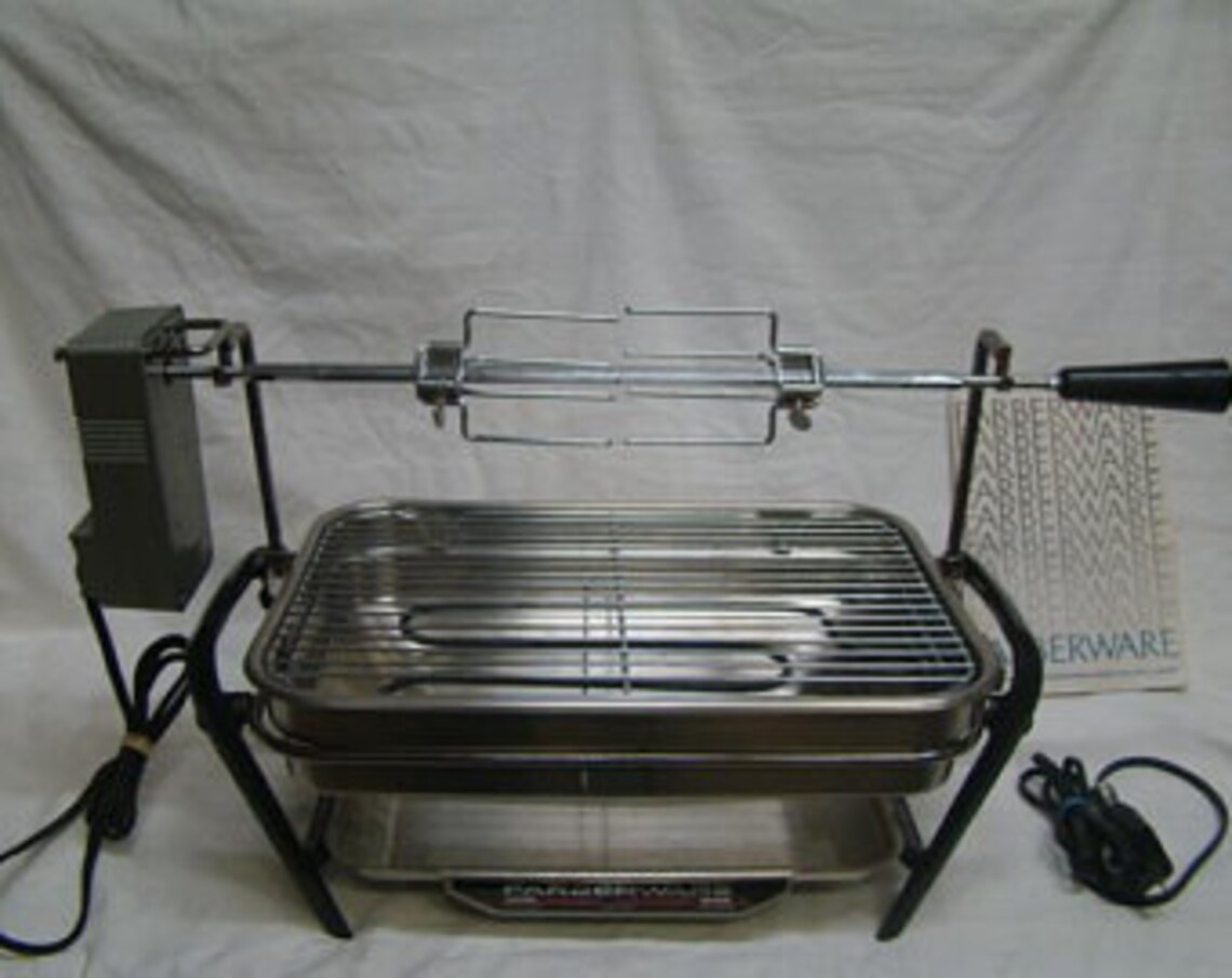 Farberware Open Hearth Rotisserie Broiler Smokeless Table W/ Etsy
