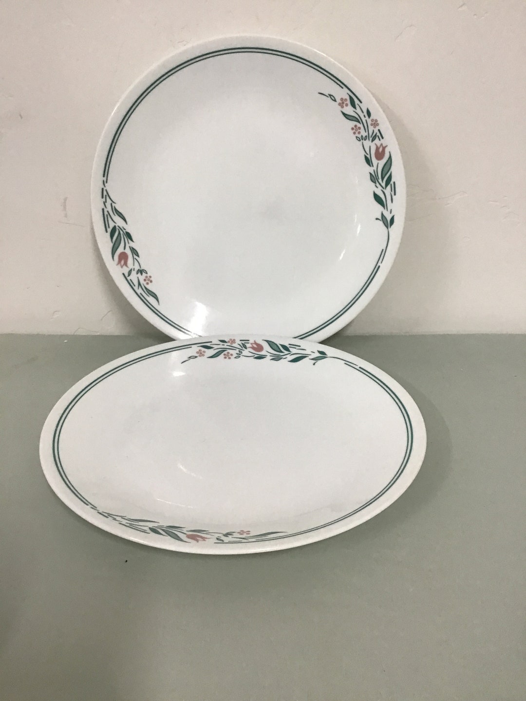 Corelle Rosemarie Dinner Plates Set of 4 1995 Etsy