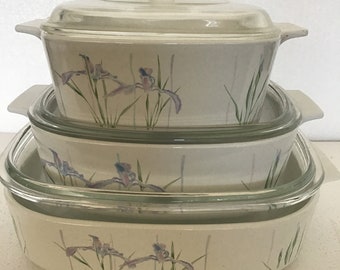 corningware purple iris