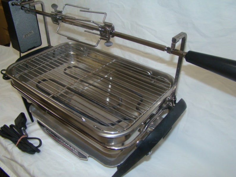 Farberware Open Hearth Rotisserie Broiler Smokeless Table W/ Etsy