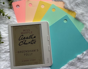 Pastel Kobo Case Inserts - Kobo Clara BW & Colour, Kobo Libra Colour  — Read Description  - Clear Case not Included -  Thin Thickness 180gsm