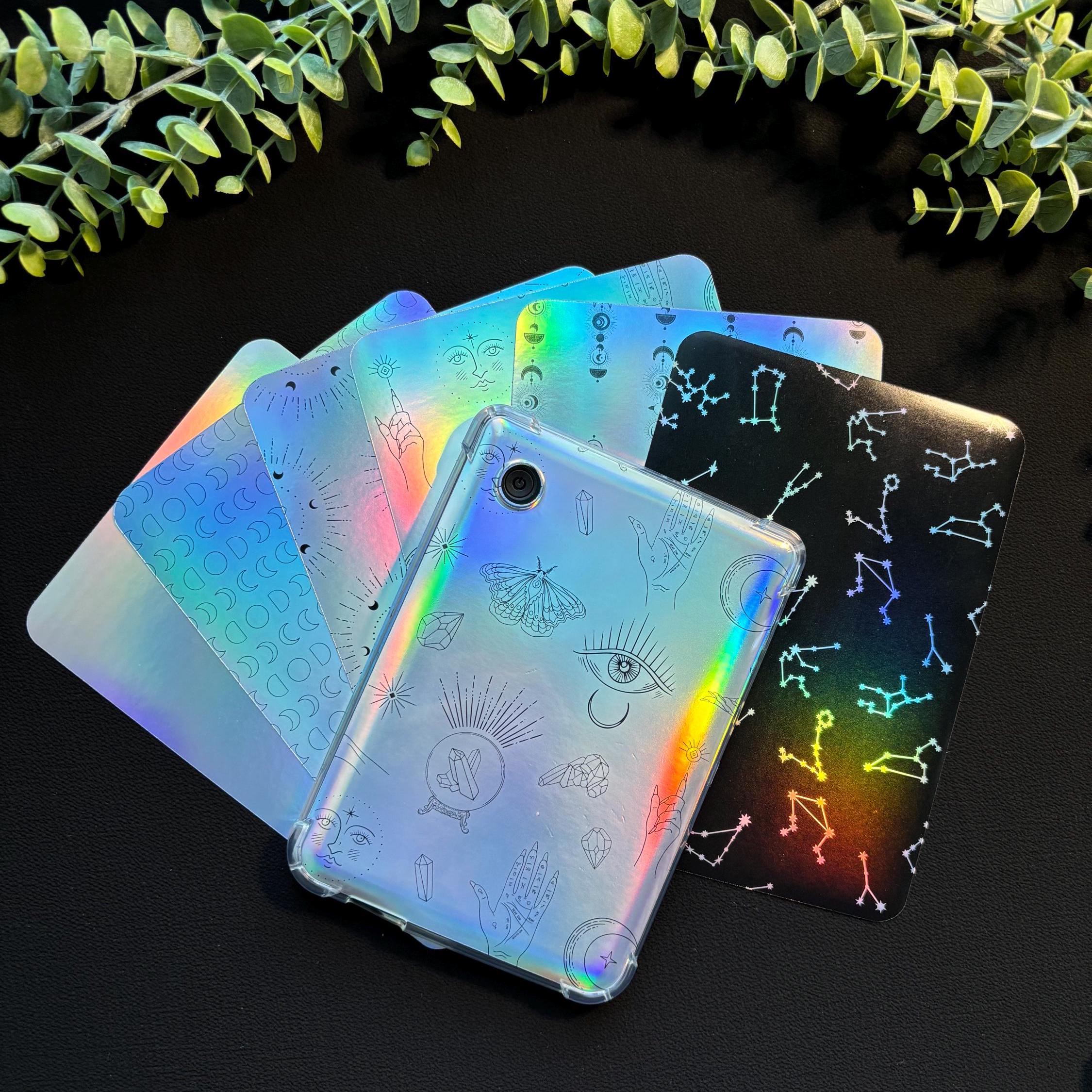 Holographic Kobo Case Inserts - Kobo Clara BW & Colour — Read Description  - Clear Case not Included